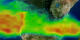 Tropospheric Ozone over Southern Africa on 9-25-2000 as measured by Earth Probe TOMS