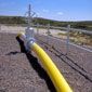 Pipeline in the Powder River Basin, Wyoming.