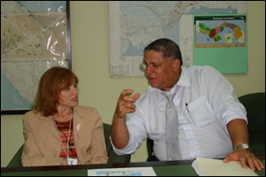 Photo: Dr. Camilo Alleyne and Jana Telfer