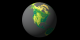 A still image of the Carbon Sink Animation.
Here one can see three years of data of the Biosphere, focused on North America.