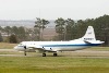 NASA's P-3B prepares to take off from NASA's Wallops Flight Facility.