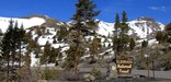 The top of Carson Pass south of Lake Tahoe in the Sierra-Nevada Mountains.