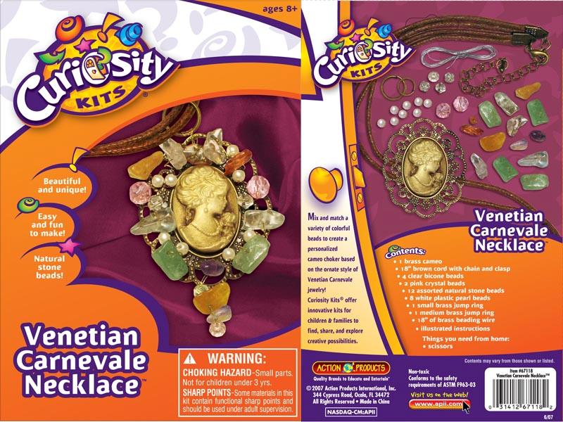 Picture of Recalled Venetian Carnevale Necklace Craft Kit