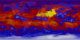 View of the Earth in OLR data on June 21, 2000.  It is the peak of summer in the northern hemisphere and the peak of winter in the souther hemisphere.