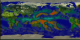 Global precipitation anomaly for the period January 1997 through May 1998, as measured by DMSP SSMI