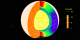 This movie starts with a view of the Sun with sunspots changing as part of the solar cycle.  The surface opens to reveal the interior flows of plasma.