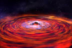 gas disk around neutron star