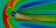 Opening with a view of the aurora borealis, we zoom out to reveal the proposed orbital configuration of the five THEMIS satellites and fade in a GGCM magnetosphere model.