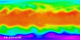 Global 300 hPa geopotential height from the 0.25 degree resolution fvGCM atmospheric model for the period 9/1/2005 through 9/5/2005.
