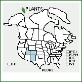 Distribution of Penstemon crandallii A. Nelson. . 