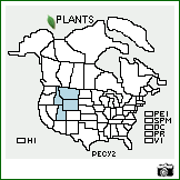 Distribution of Penstemon cyananthus Hook.. . Image Available. 