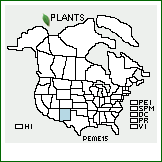 Distribution of Penstemon metcalfei Woot. & Standl.. . 