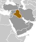 Location of Iraq