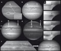 Visible images of Jupiter's surface taken on March of 2007