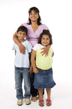 Photo: Mother with children