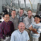  WINNING TEAM – The award-winning X-ray lenses were created in this lab. The developers and customers are pictured clockwise, from front center: Al Macrander, Chian Liu, Jörg Maser, Ray Conley, Brian Stephenson and Hyon Chol Kang.