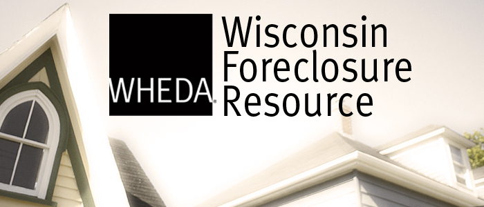 WI Foreclosure Resource Home