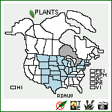 Distribution of Ribes aureum Pursh var. villosum DC.. . Image Available. 