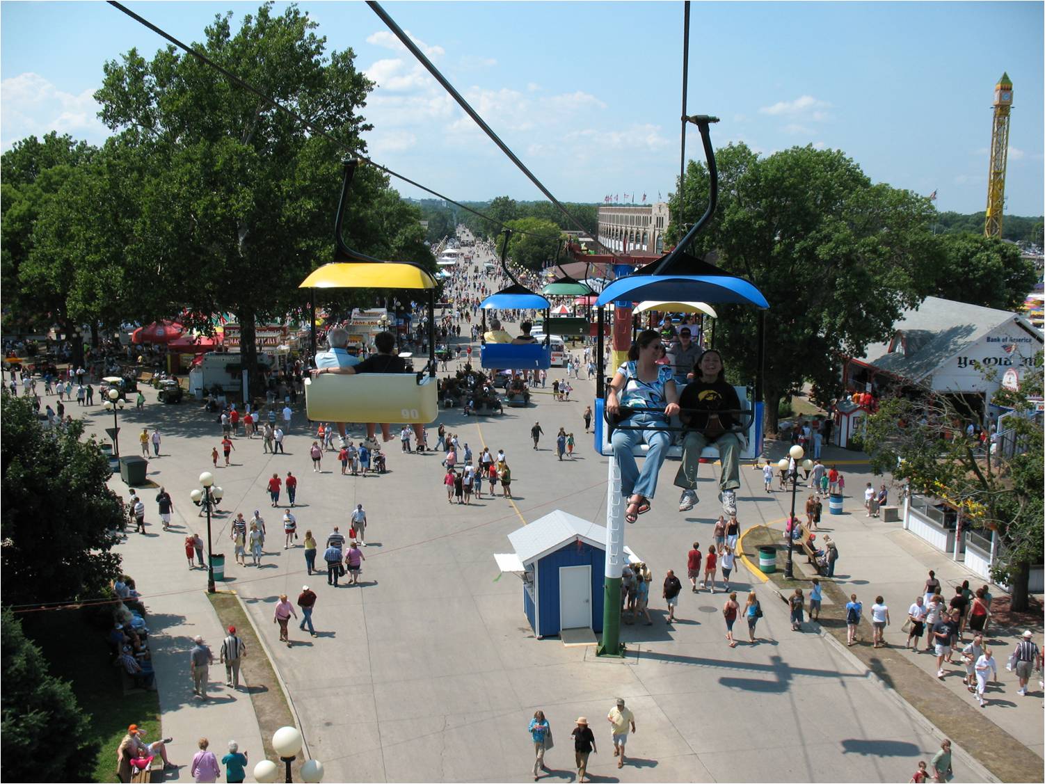 Photo of the Iowa State Fair. 