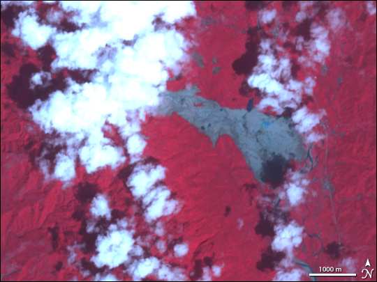 Landslide in the Philippines