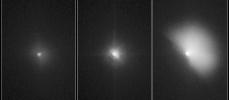 Hubble Witnesses Comet Crash