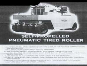 Self-Propelled Pneumatic Tired Roller/Compactor Figure 2