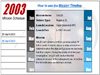 View the 2003 Missions Timeline
