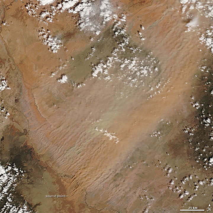 Dust Storm in Northeastern Arizona