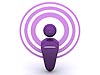 Purple podcast icon
