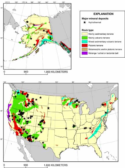 chart showing dozens of colored boxes, one for each geologic age with which to color a map