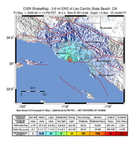Image of current SC ShakeMap