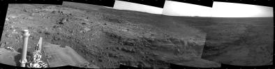 Spirit's View Beside 'Home Plate' on Sol 1823