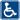 Disabled wheelchair logo