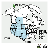 Distribution of Rhus trilobata Nutt.. . Image Available. 