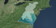 Chesapeake Bay Flyover and Watershed Region animation, without city and river labels