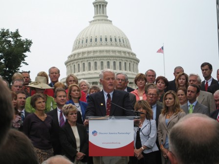 Congressman Delahunt Holds Press Conference on Capitol Hill