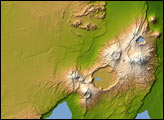 Topography of Olduvai Gorge, East Africa