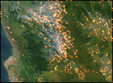Fire Season Roars to Life in Central Africa