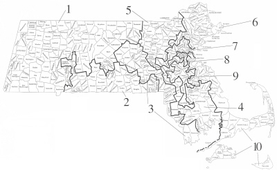 The Congressional Districts of Massachusetts (small)