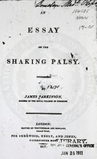 A paper called the "shaking palsy" by James Parkinson - Click to enlarge in new window.