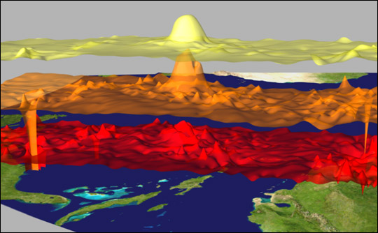 3D Structure of Hurricane Isabel