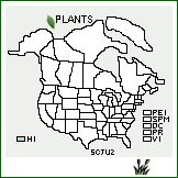 Distribution of Schoenoplectus juncoides (Roxb.) Palla. . 