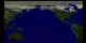 El Nino sea surface temperature, height, and wind anomalies in the Pacific for January 1997 through December 1997.  The data sets are added one layer at a time, followed by a zoom into the eastern Pacific. (Wind anomalies stop at October 1997)