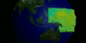 El Nino sea surface temperature and anomalies in the Pacific mapped to a globe for January 1997 through December 1997.  (Wind anomalies stop at October 1997)