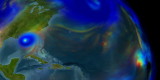 link to gallery item FvGCM Climate Model of Hurricanes
