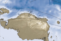 Earthquake in Papua, Indonesia