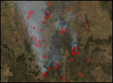 Fires in Southern Queensland