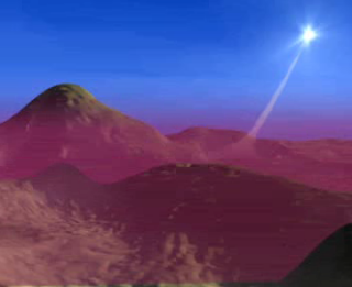 This animation illustrates the properties of water vapor as it relates to Earth's solar energy budget.  Water Vapor absorbs heat from the sun then radiates it back down to the surface of the Earth as well as out to space.