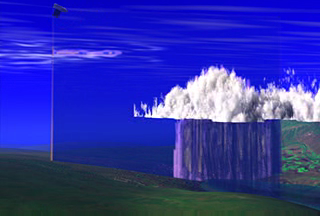 This is an illustration of CloudSat science measurements of clouds' vertical structure, liquid water and ice quantities, as well as clouds' effect on Earth's energy budget.