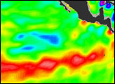 Jason Satellite Observes Mild El Nino in 2006